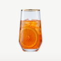 Eclat Ultime bicchiere da long drink 40 cl con bordo dorato - 4 pezzi