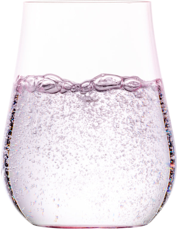 Zwiesel Glas Kolibri Tumbler Allround 49,8 cl con tacche di misurazione rosa - 2 pezzi