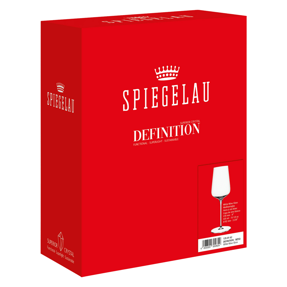 Spiegelau Definition Wijnglas 43,5 Cl - 6 Stuks - Glazen.nl
