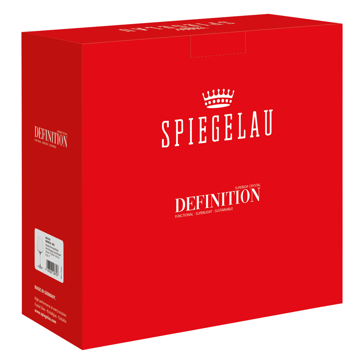 Spiegelau Definition Wijnglas 75 Cl Bordeaux - 6 Stuks - Glazen.nl
