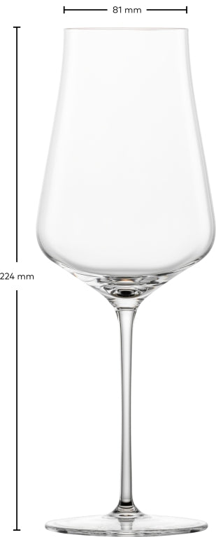 Zwiesel Glas Duo Calice da vino bianco da 38,1 cl con punto di spumantizzazione in confezione regalo - 2 pezzi