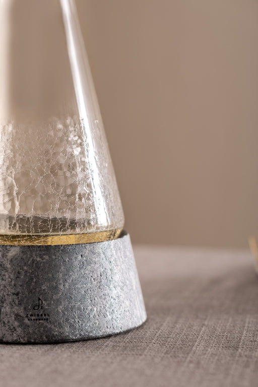 Zwiesel Glas Symbiosis Decanter da 75 cl con base in pietra