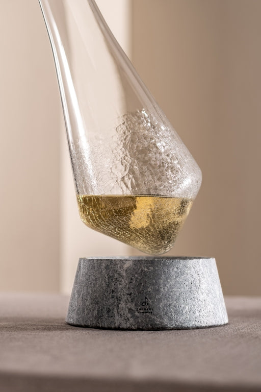 Zwiesel Glas Symbiosis Decanter da 75 cl con base in pietra