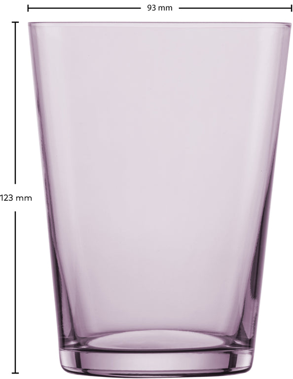 Zwiesel Glas Together bicchiere da acqua 54,8 cl lilla - 4 pezzi
