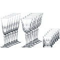 Set di bicchieri RCR Melodia da 18 pezzi (vino, champagne e tumbler)