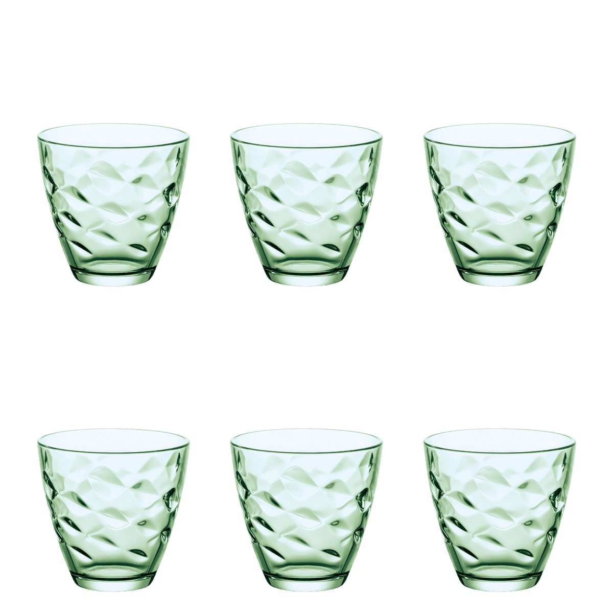 Bormioli Rocco Flora Tumbler 25 Cl Groen - 6 Stuks - Glazen.nl