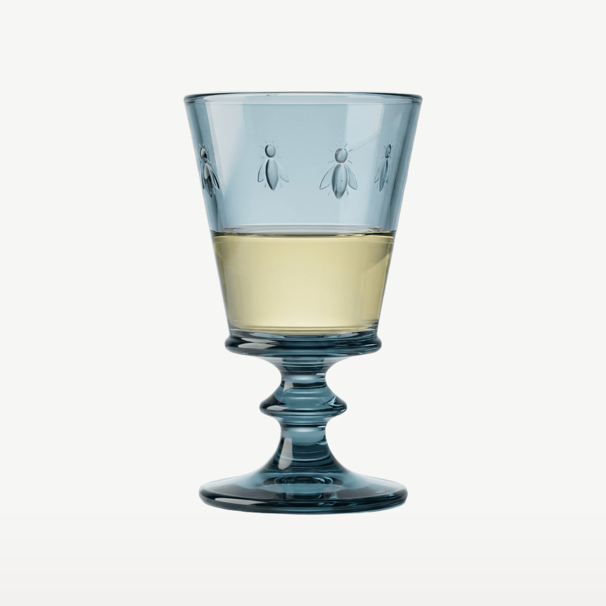 La Rochère Abeille Wijnglas 24 cl Blauw - 6 Stuks - Glazen.nl