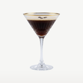 Pasabahce Elysia bicchieri da martini da 22 cl con bordo dorato - 4 pezzi