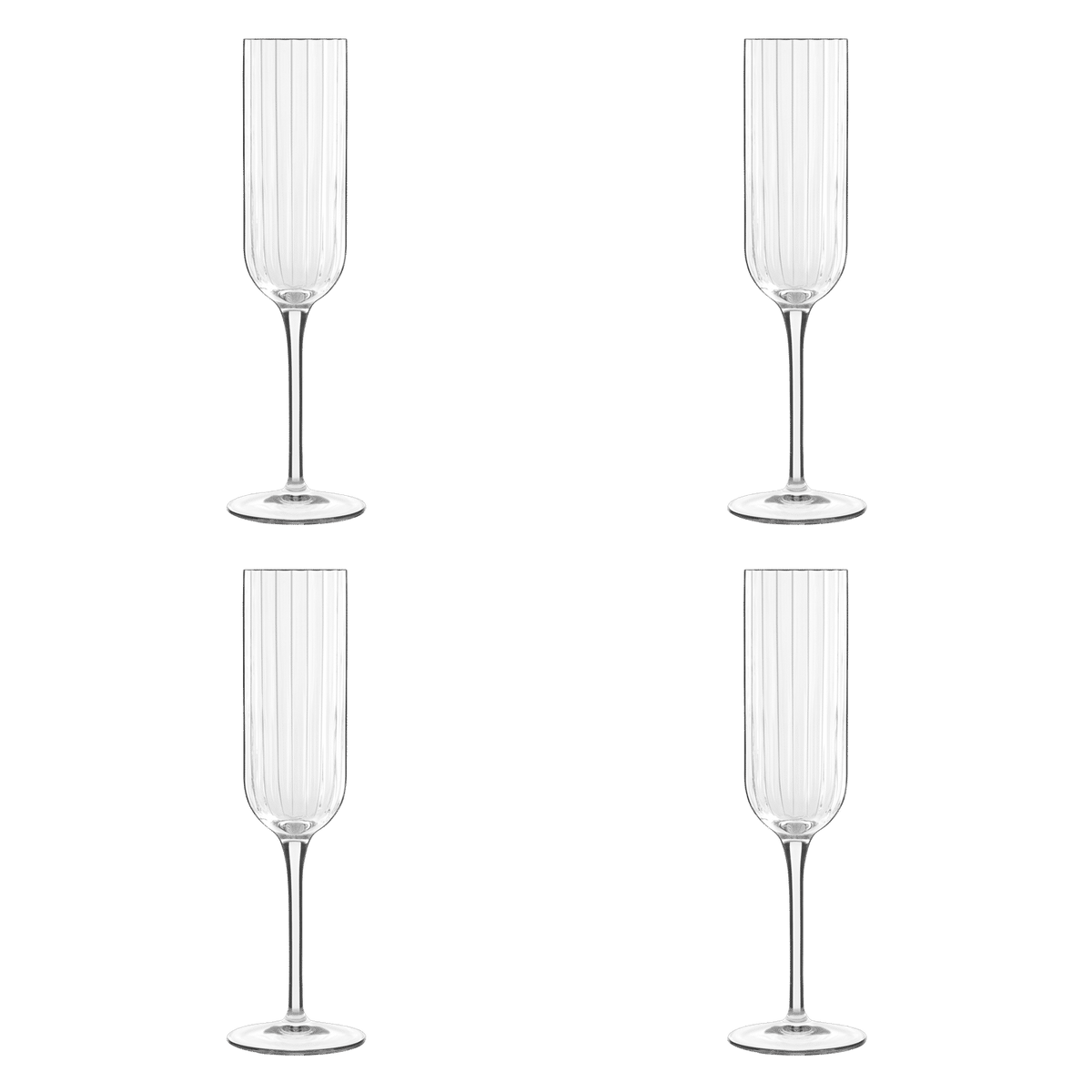 Luigi Bormioli Bach Champagneglas / Flute 21 Cl - 4 Stuks - Glazen.nl