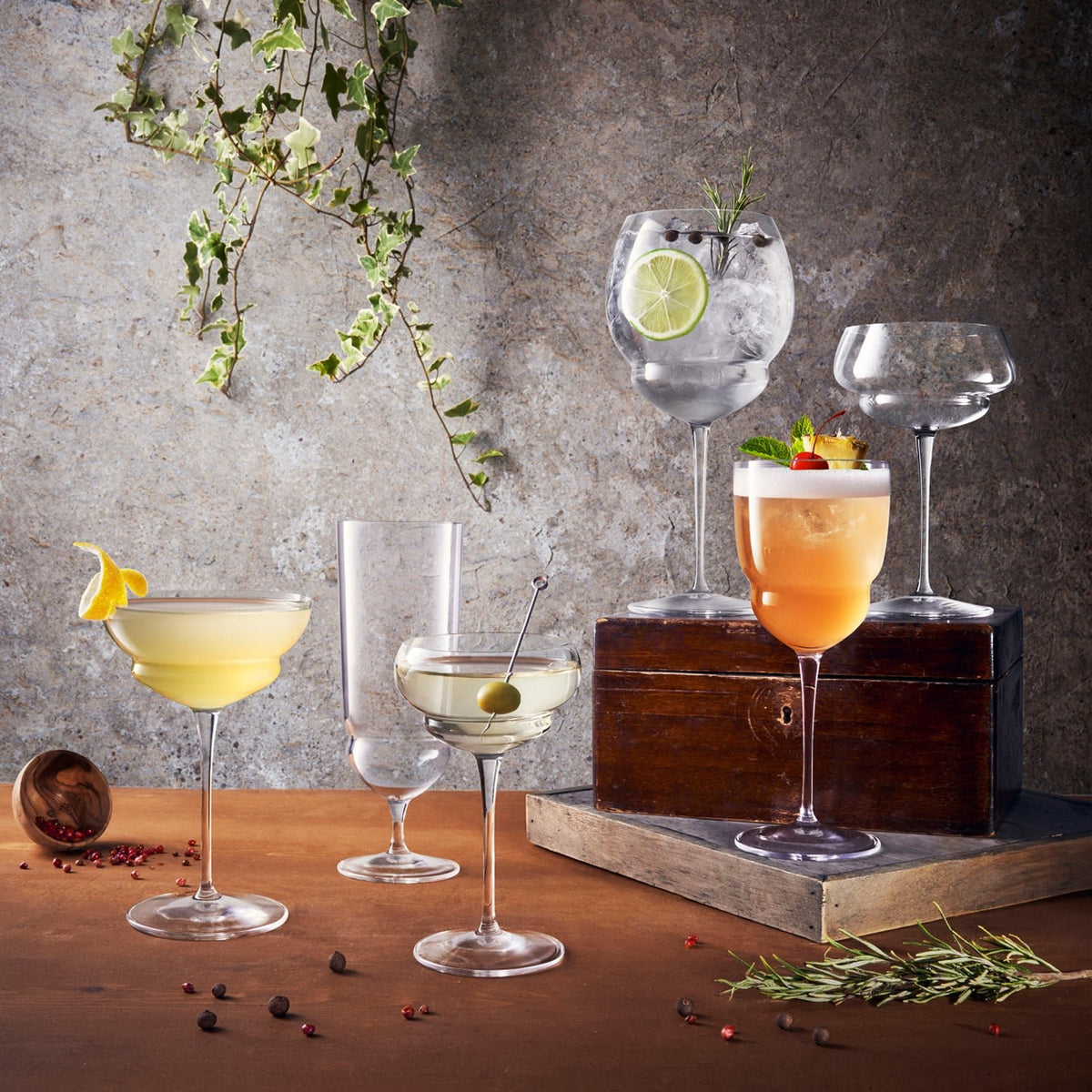 Luigi Bormioli Backdoor 20'S Cocktailglas 32 Cl Barracuda - 6 Stuks - Glazen.nl