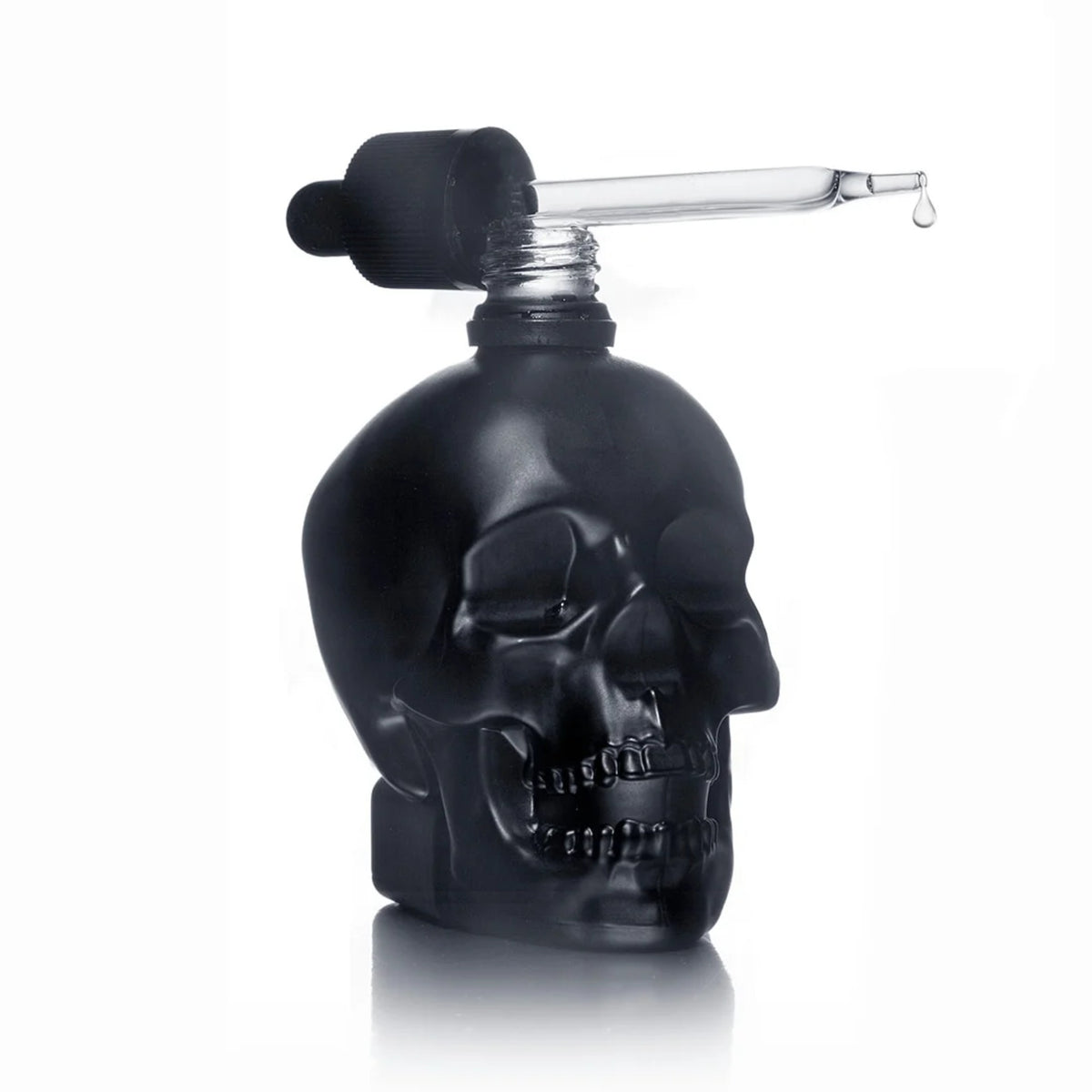 Bittersfles Skull met glazen pipet uit de dop
