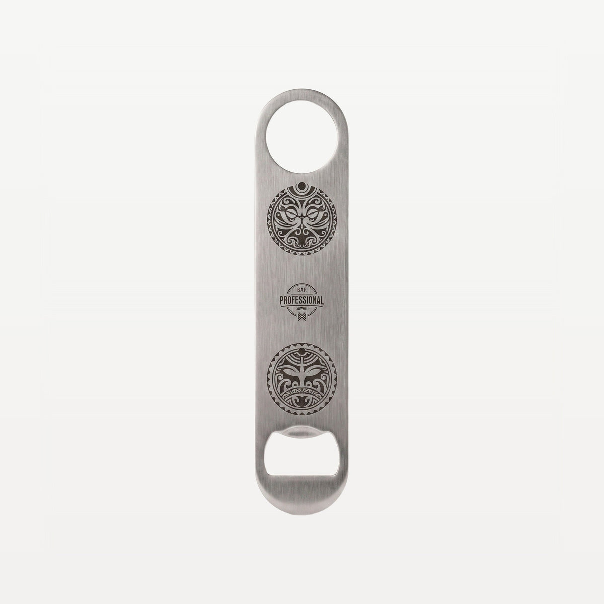 Bar Professional Speakeasy Maori Barblade Flesopener RVS