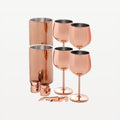 Set da vino professionale da bar Veneto in rame, 6 pezzi