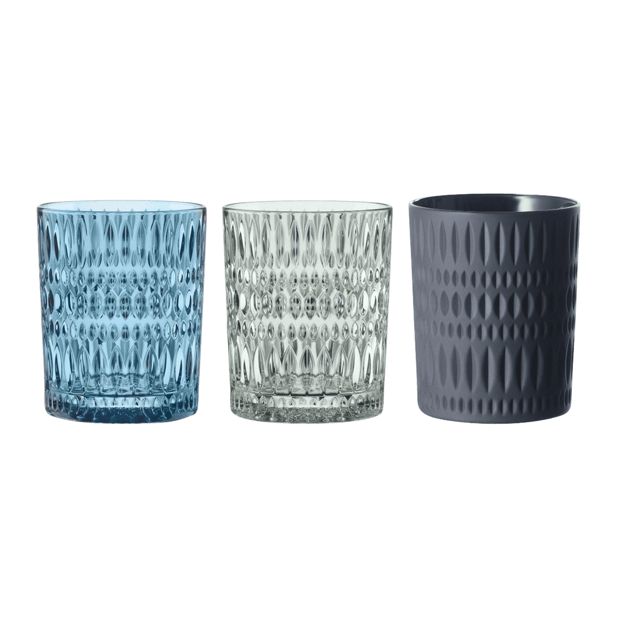 Nachtmann Ethno Tumbler 30,4 Cl Zwart - 12 Stuks - Glazen.nl