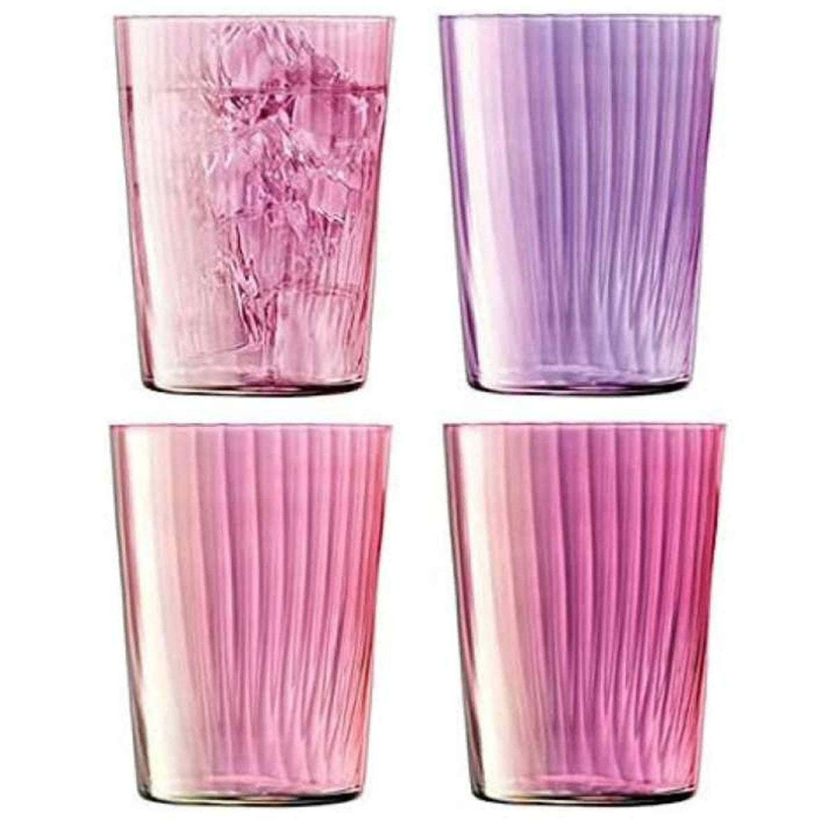 L.S.A. Gems Tumbler 56 cl assortiti rosa - 4 pezzi