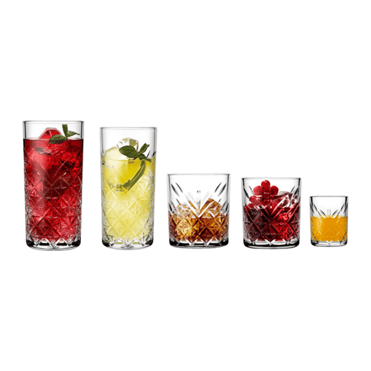 Pasabahce Timeless Longdrinkglas 45 Cl Gouden Rand - 4 Stuks - Glazen.nl