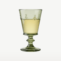 La Rochère Abeille Wine Glass 24 cl Olive Green - 6 Pieces