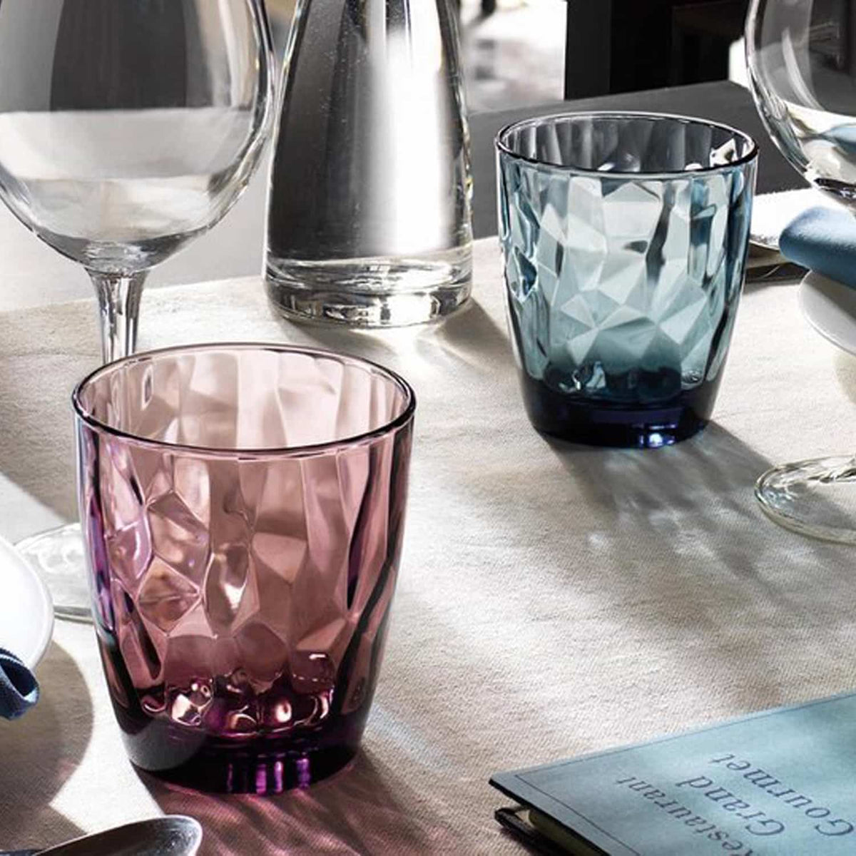 Bormioli Rocco Diamond Tumbler 39 Cl Paars - 6 Stuks - Glazen.nl