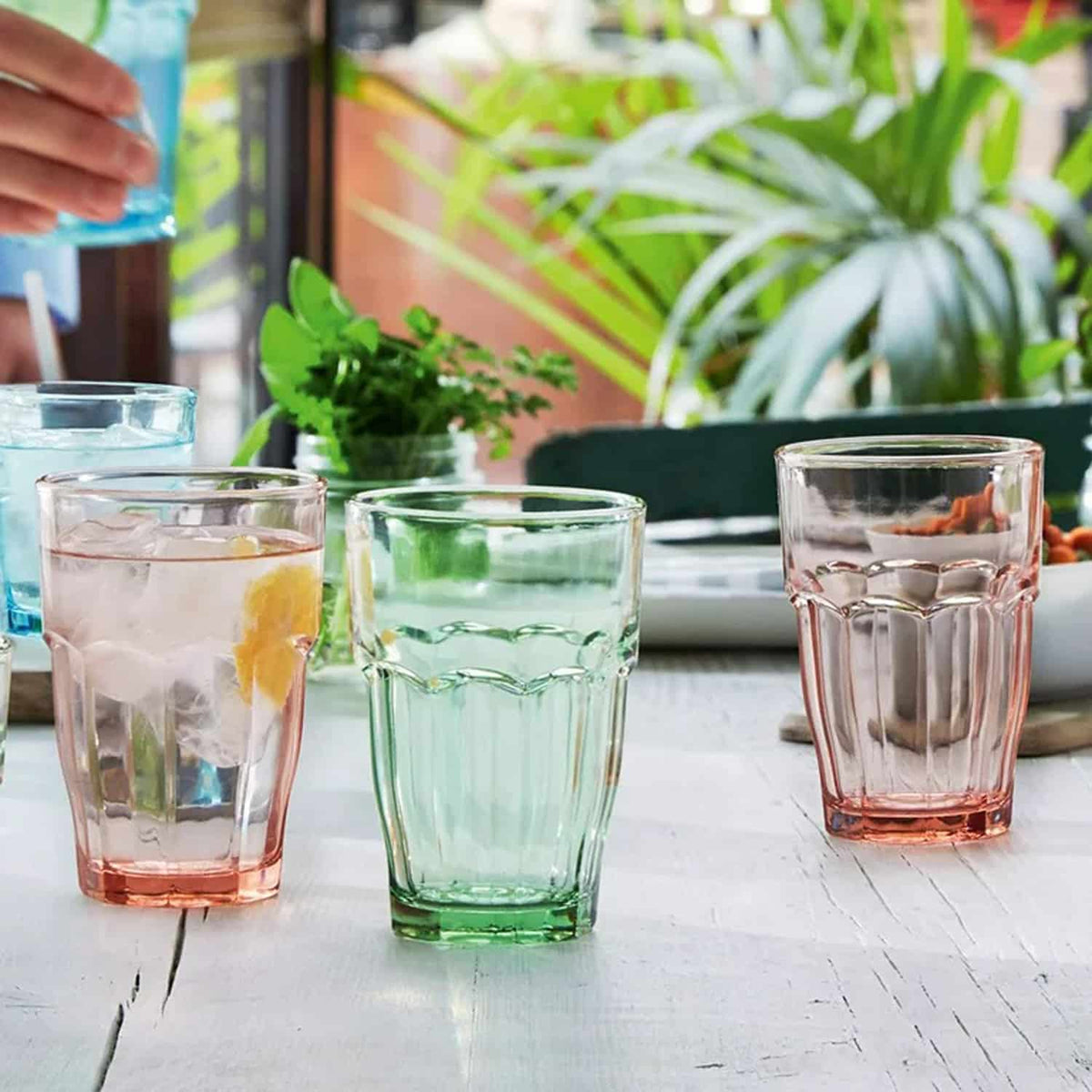 Bormioli Rocco Rock Bar Tumbler 27 Cl Oranje - 6 Stuks - Glazen.nl
