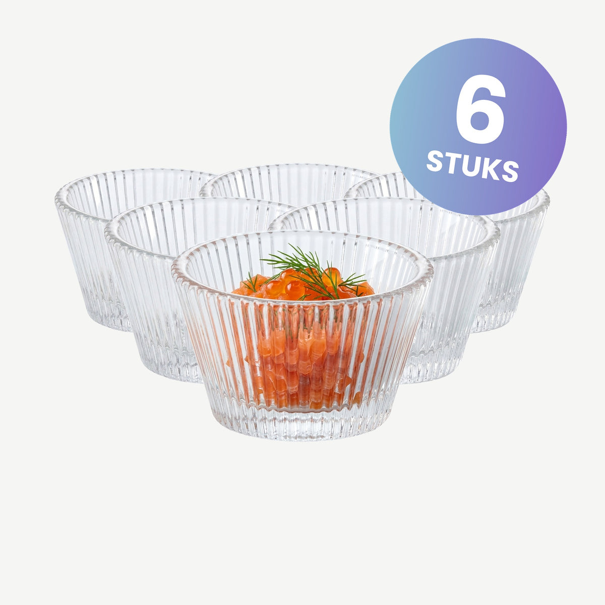 La Rochère Sweet Ramequin 5Cl - set van 6 glazen