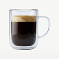 Luigi Bormioli Sublime Mug termico in vetro per caffè, 35 cl – 2 pezzi