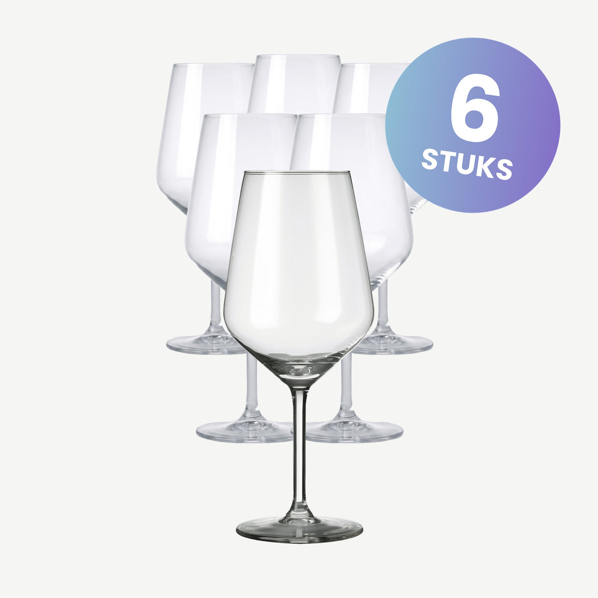 Royal Leerdam Carre Wijnglas 53 Cl - set van 6 glazen