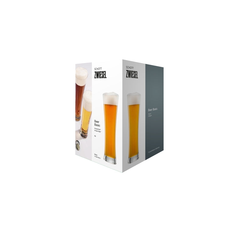 Bicchiere da birra Schott Zwiesel Beer Basic per witbier da 50 cl con tacca di misurazione – 4 pezzi
