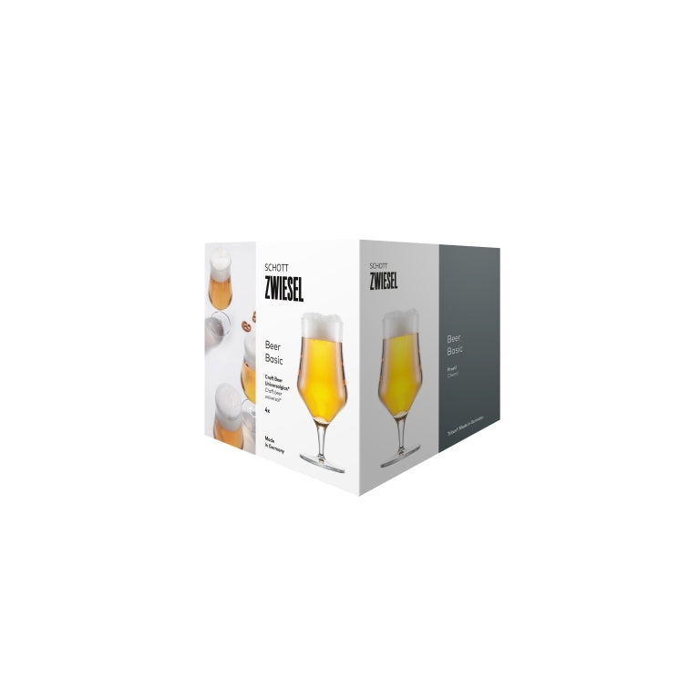 Schott Zwiesel Beer Basic Craft bicchiere da birra da 30 Cl con tacca graduata – 4 pezzi
