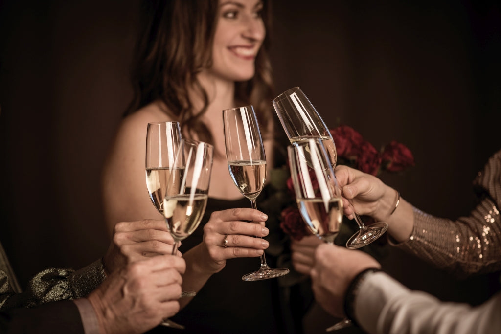 Calici da champagne Schott Zwiesel Muse Diva da 21,9 cl con punto di spuma – 4 pezzi