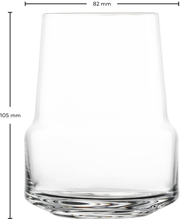 Zwiesel Glas Level calice tumbler da vino bianco da 37,8 cl con punto per spumante – 2 pezzi
