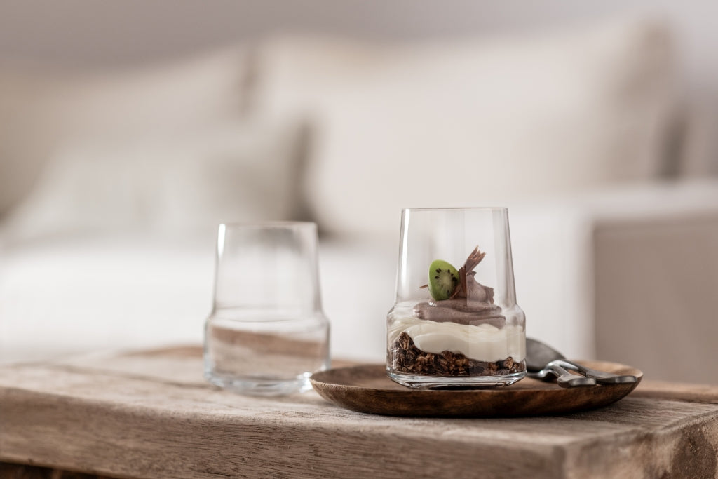 Zwiesel Glas Level calice tumbler da vino bianco da 37,8 cl con punto per spumante – 2 pezzi