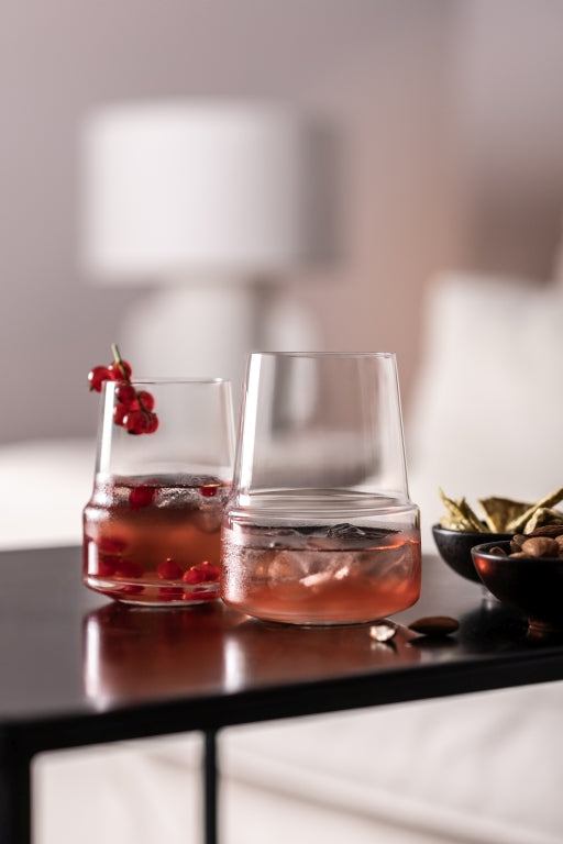 Zwiesel Glas Level calice tumbler da vino bianco da 37,8 cl con punto per spumante – 2 pezzi