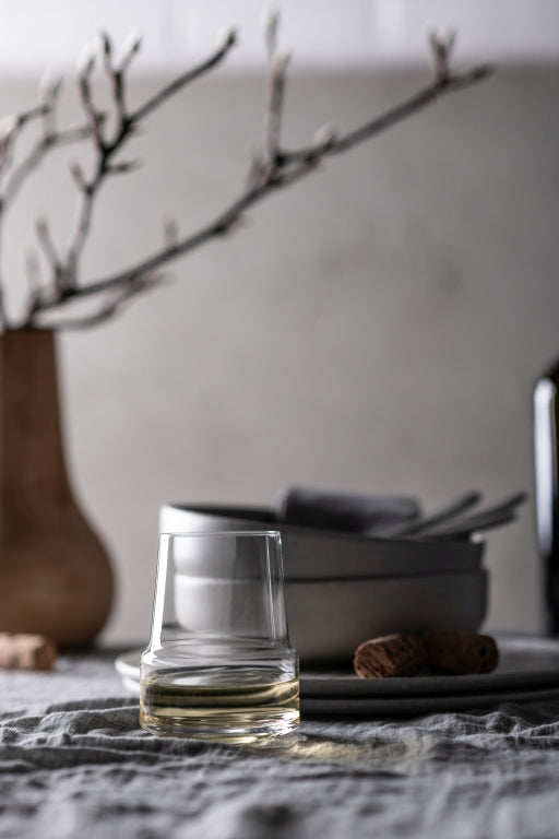 Zwiesel Glas Level calice tumbler da vino bianco da 37,8 cl con punto per spumante – 2 pezzi