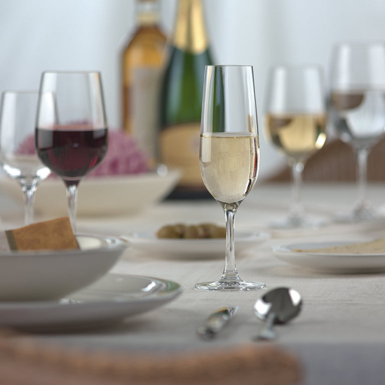 Calice da champagne Schott Zwiesel Congresso da 24 cl con punto perlage – 6 pezzi