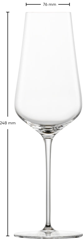 Calici da champagne Zwiesel Glas Duo da 37,8 cl con punto di mousse in confezione regalo – 2 pezzi