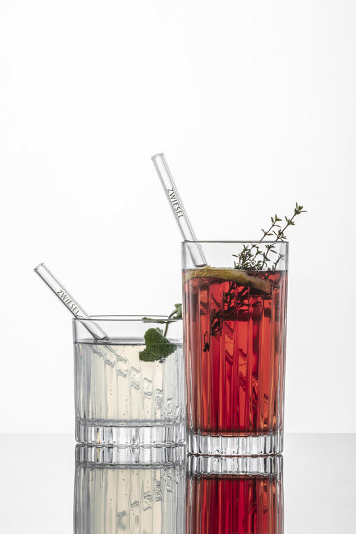 Schott Zwiesel Glass Straws with Logo 15 Cm - 5 Pieces