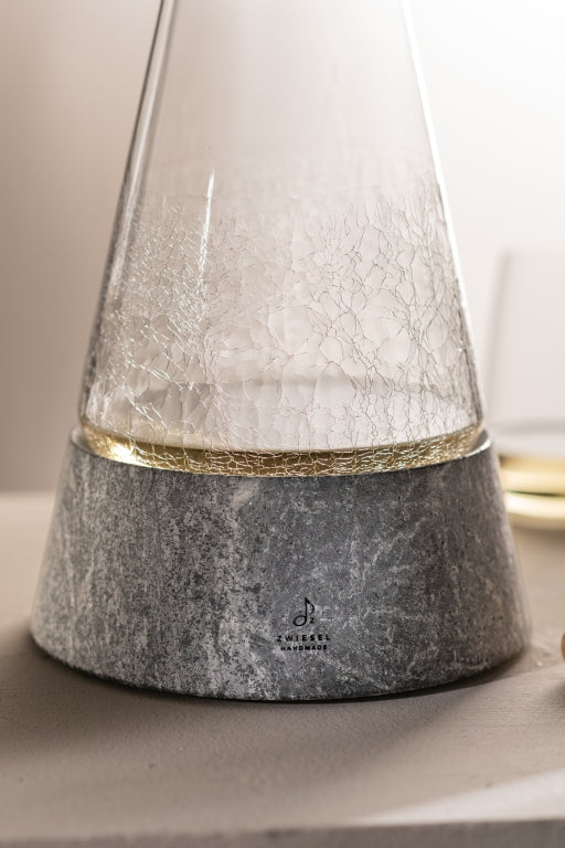 Zwiesel Glas Symbiosis Decanter da 75 cl con base in pietra