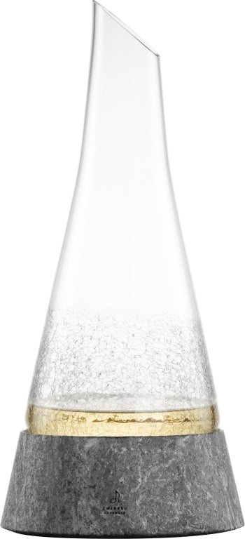 Zwiesel Glas Symbiosis Decanter da 75 cl con base in pietra