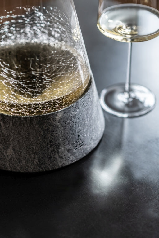 Zwiesel Glas Symbiosis Decanter da 75 cl con base in pietra