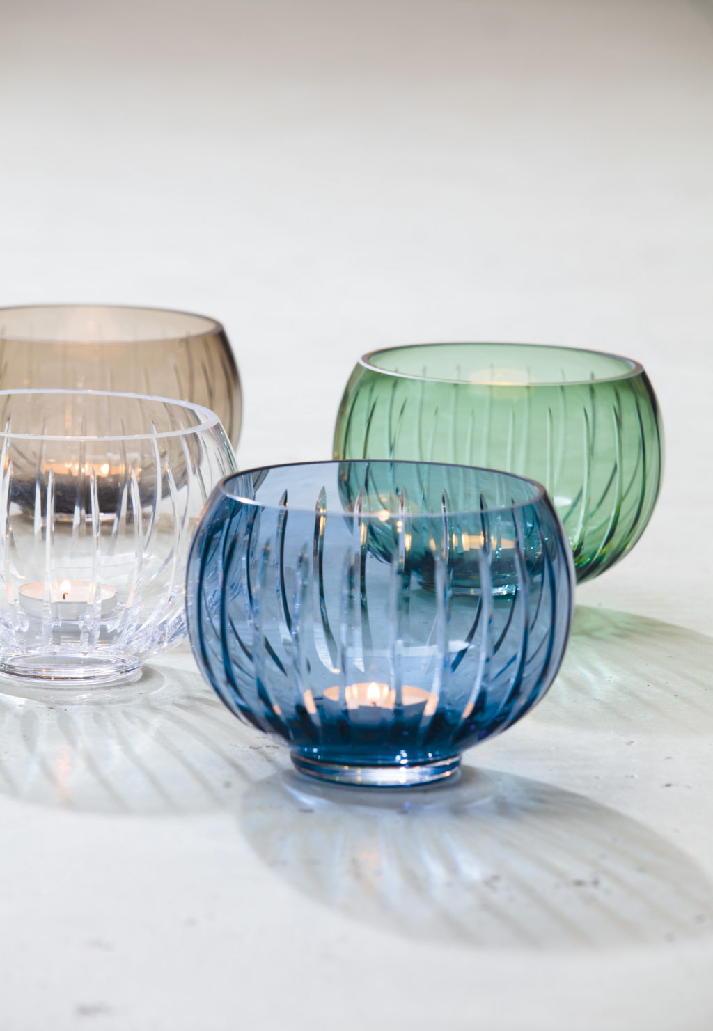 Portacandela Zwiesel Glas Signum da 137 mm, verde fumé
