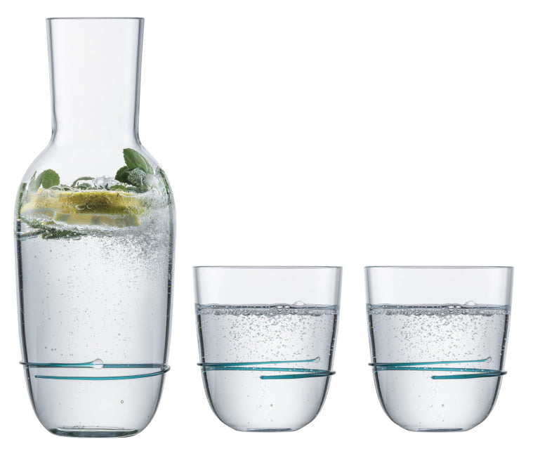 Set Zwiesel Glas Aura con caraffa e 2 tumbler verdi – 3 pezzi