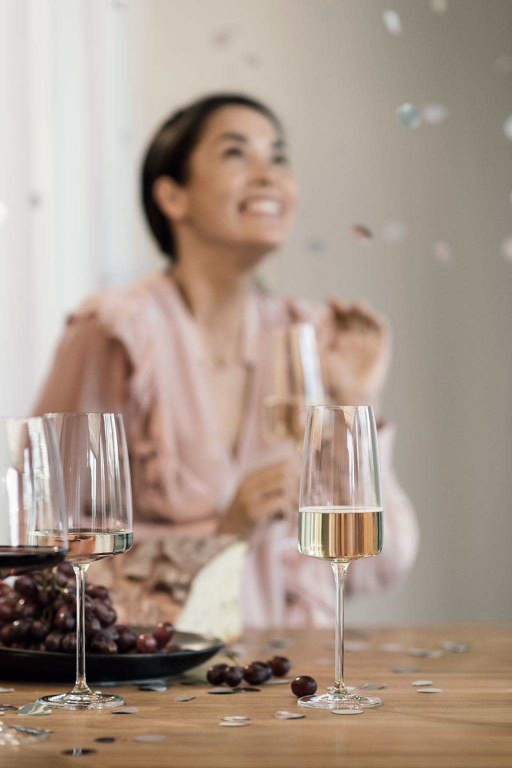 Zwiesel Glas Vivid Senses calici da champagne Light & Fresh da 38,8 cl in confezione regalo - 2 pezzi