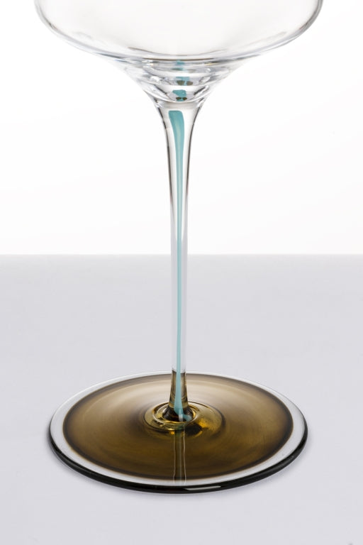 Zwiesel Glas Ink Champagne Glass 40 Cl Ochre Green