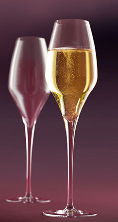 Zwiesel Glas The First bicchiere da champagne da 36,6 cl con punto di effervescenza - 6 pezzi