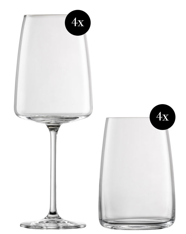 Set Vivid Senses All Senses di Zwiesel Glas - 8 pezzi