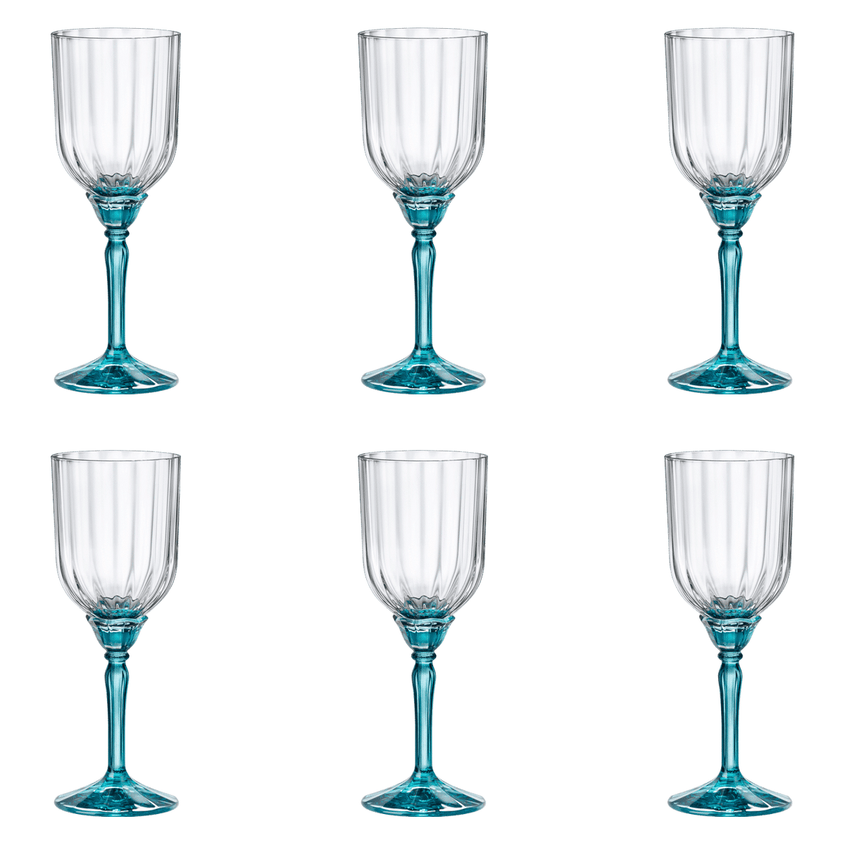 Bormioli Rocco Florian Cocktailglas 24,5 Cl Blauw - 6 Stuks - Glazen.nl