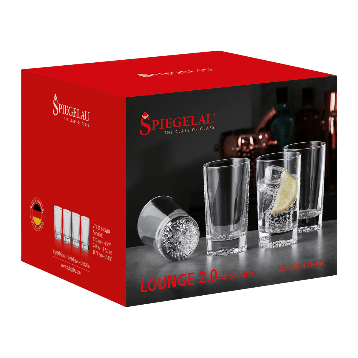 Spiegelau Lounge 2.0 Longdrinkglas 24,7 Cl - 12 Stuks - Glazen.nl