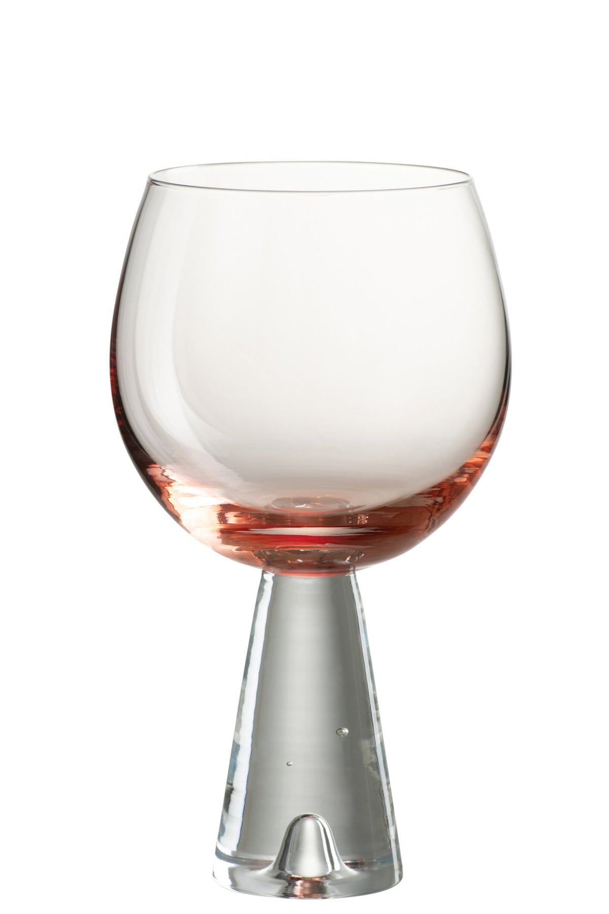 J-Line Dean bicchiere da vino 47,5 Cl trasparente/arancione
