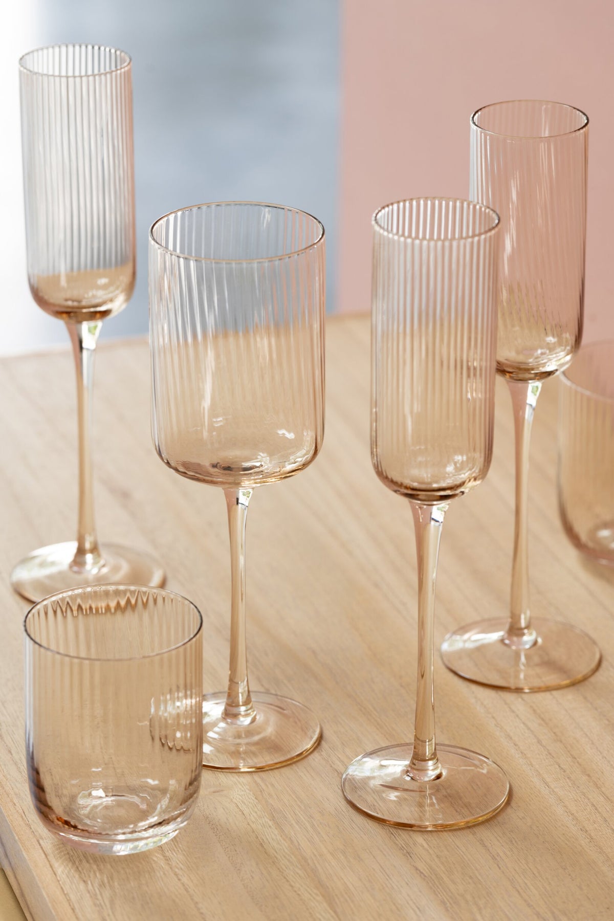 J-Line Kyle Water Glass 26 cl Amber