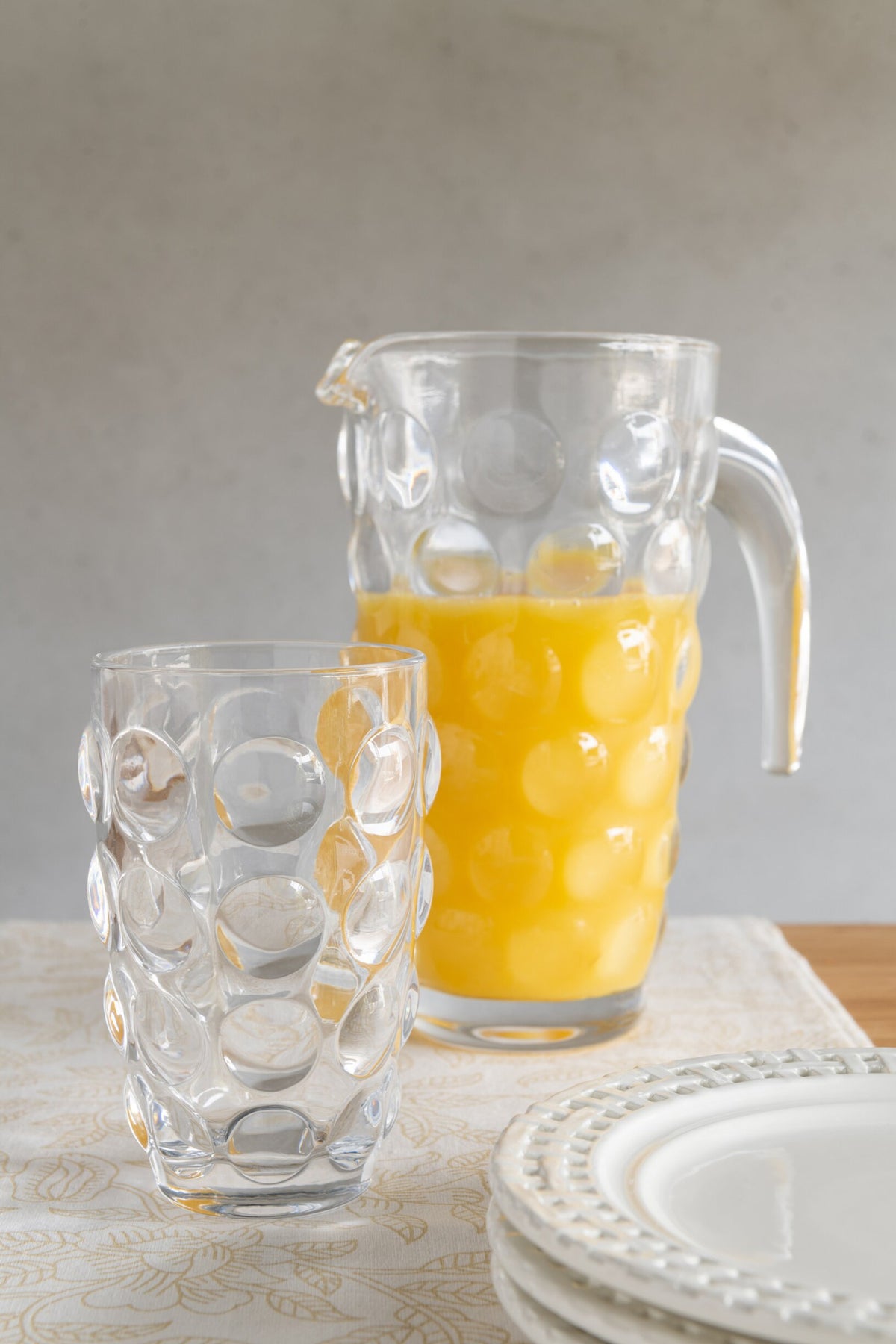 J-Line Lente d’ingrandimento Bicchiere da limonata 36 cl Trasparente